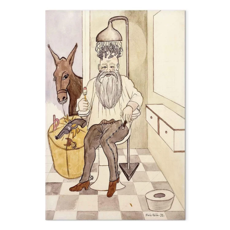 Obraz - Frida Kahlo – Salon piękności
