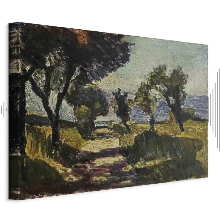 Obraz - Henri Matisse – Korsykański krajobraz z drzewami oliwnymi