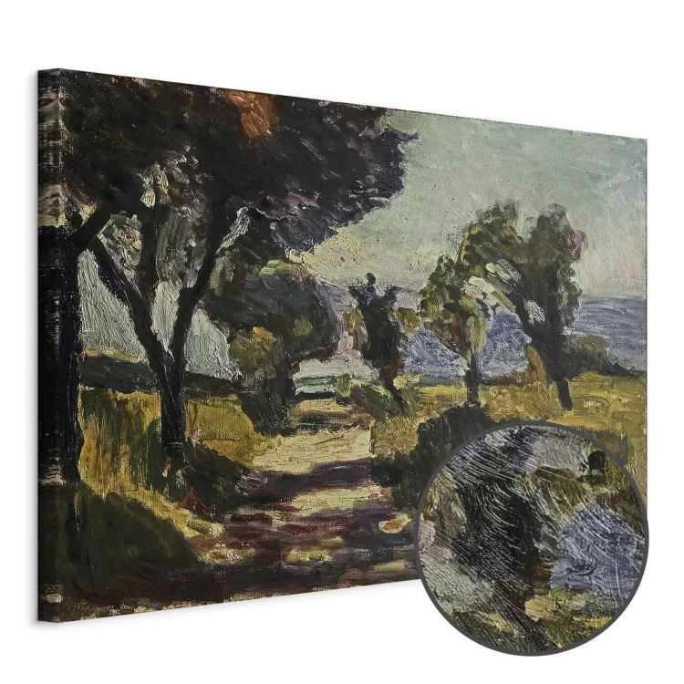 Obraz - Henri Matisse – Korsykański krajobraz z drzewami oliwnymi