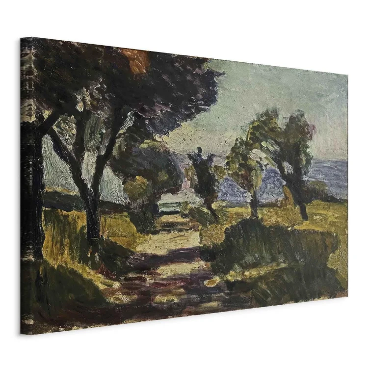 Obraz - Henri Matisse – Korsykański krajobraz z drzewami oliwnymi