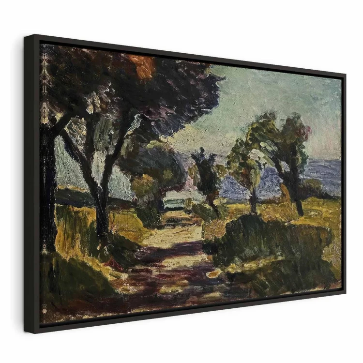 Obraz - Henri Matisse – Korsykański krajobraz z drzewami oliwnymi