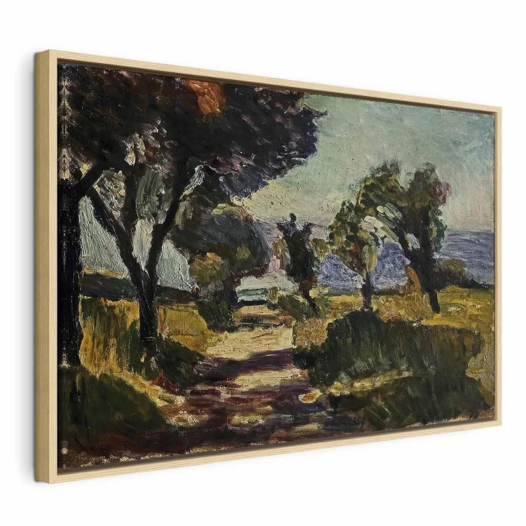 Obraz - Henri Matisse – Korsykański krajobraz z drzewami oliwnymi