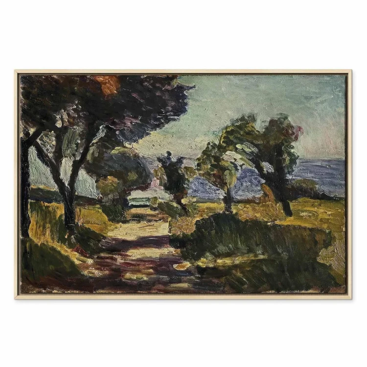 Obraz - Henri Matisse – Korsykański krajobraz z drzewami oliwnymi