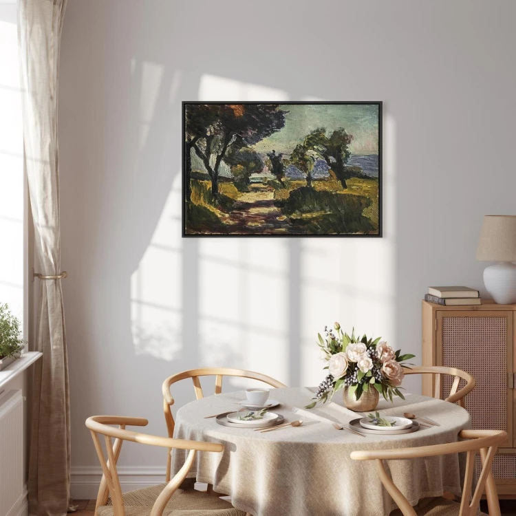 Obraz - Henri Matisse – Korsykański krajobraz z drzewami oliwnymi