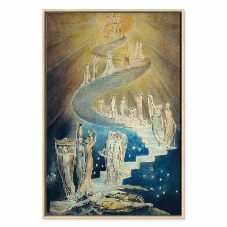 Obraz - William Blake – Drabina Jakubowa