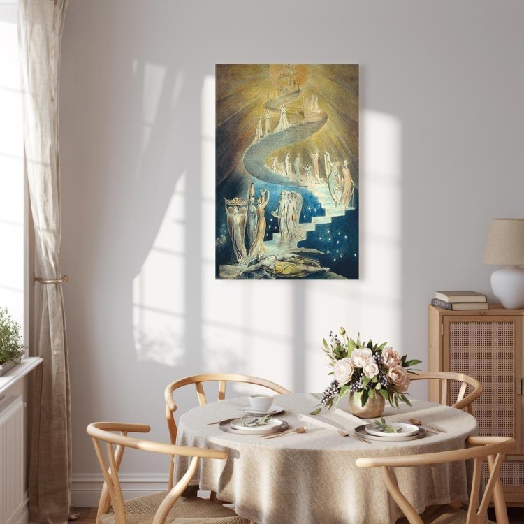 Obraz - William Blake – Drabina Jakubowa