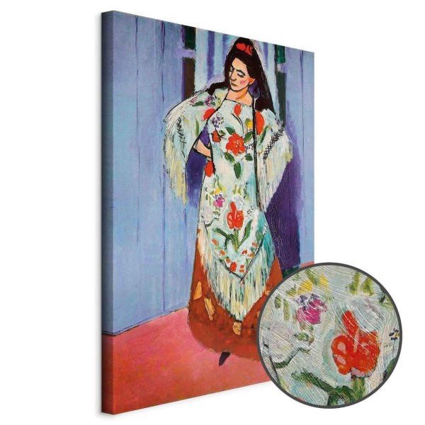Obraz - Henri Matisse – Madame Matisse z szalem Manila