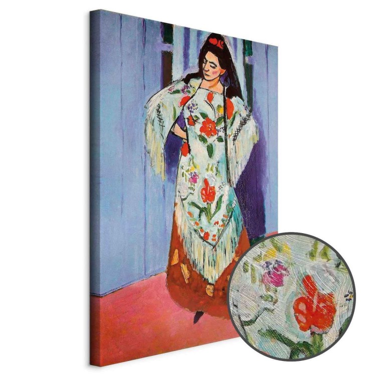 Obraz - Henri Matisse – Madame Matisse z szalem Manila