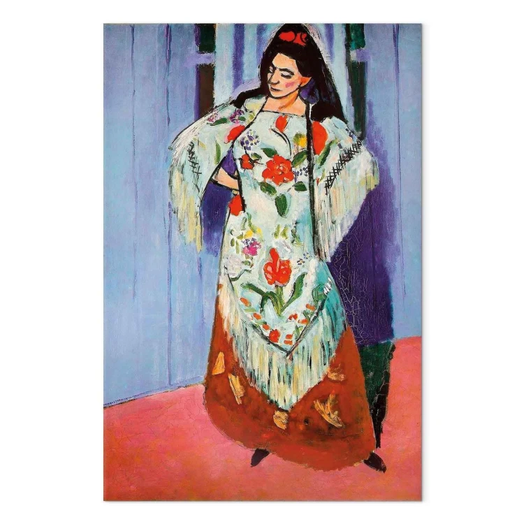 Obraz - Henri Matisse – Madame Matisse z szalem Manila