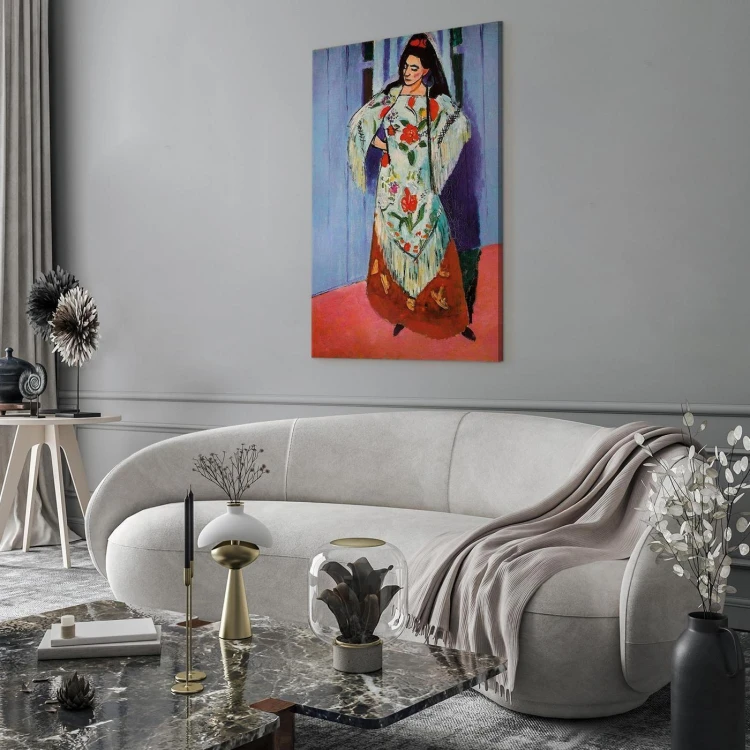 Obraz - Henri Matisse – Madame Matisse z szalem Manila