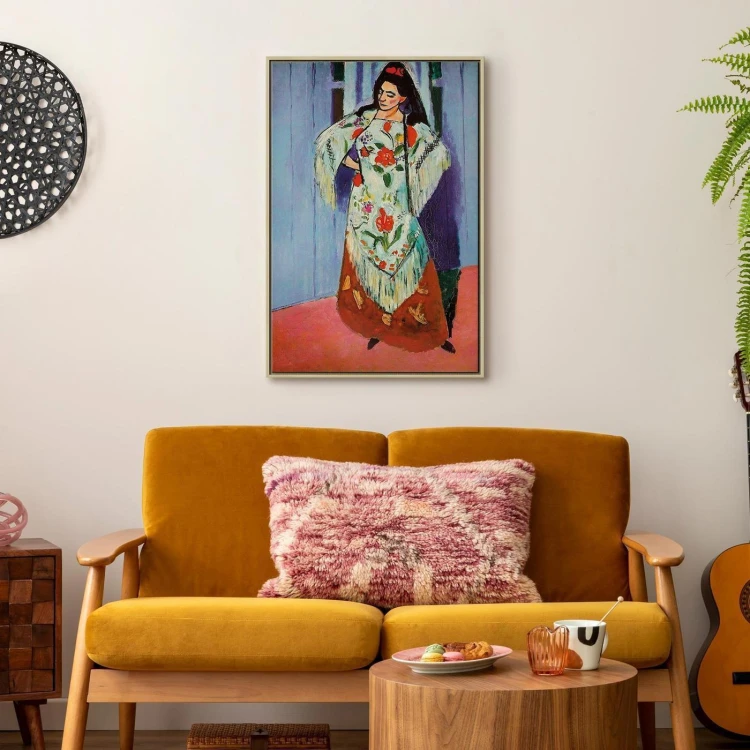 Obraz - Henri Matisse – Madame Matisse z szalem Manila