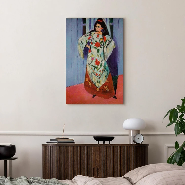 Obraz - Henri Matisse – Madame Matisse z szalem Manila