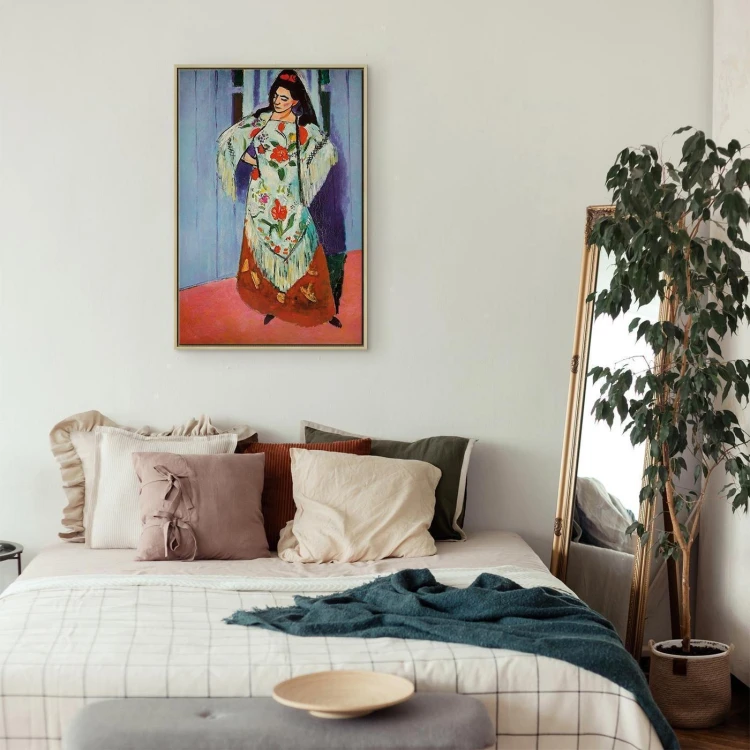 Obraz - Henri Matisse – Madame Matisse z szalem Manila