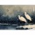 Fototapeta - Czaple nad zimowym stawem - ilustracja w stylu japońskiego w ciemnej kolorystyce