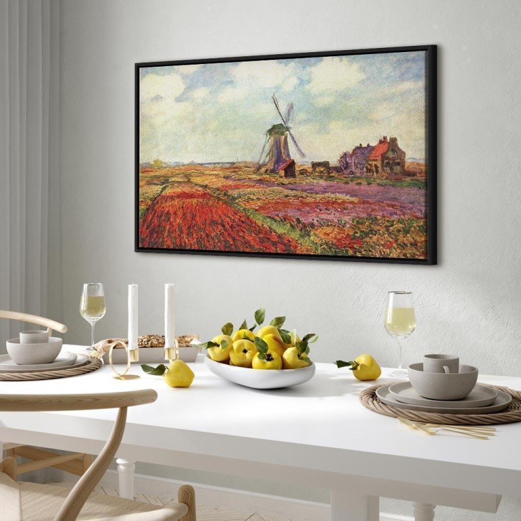 Obraz - Claude Monet – Pola tulipanów i wiatrak w Rijnsburg