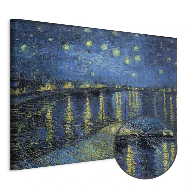 Obraz - Vincent van Gogh – Gwieździsta noc nad Rodanem