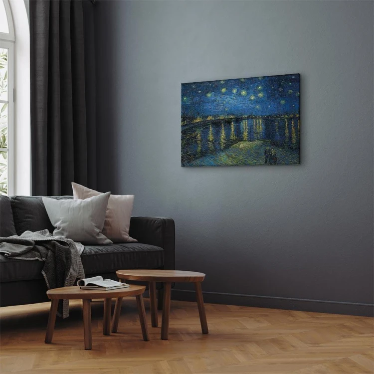 Obraz - Vincent van Gogh – Gwieździsta noc nad Rodanem