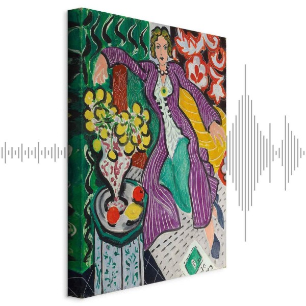 Obraz - Henri Matisse – Kobieta w fioletowym płaszczu