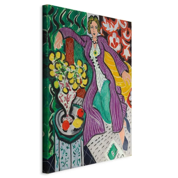 Obraz - Henri Matisse – Kobieta w fioletowym płaszczu