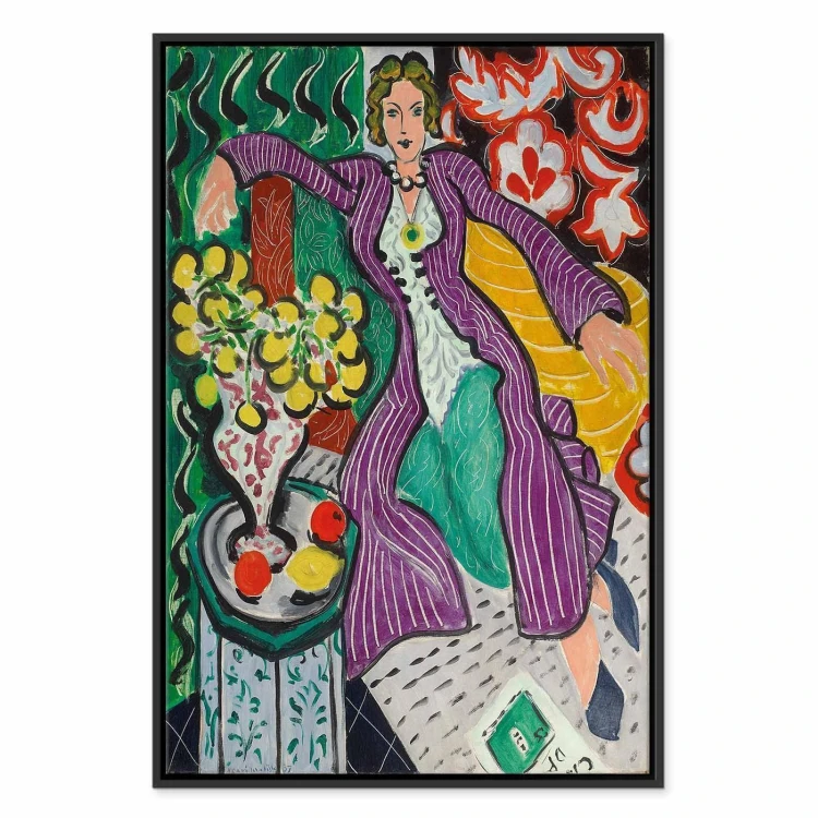 Obraz - Henri Matisse – Kobieta w fioletowym płaszczu