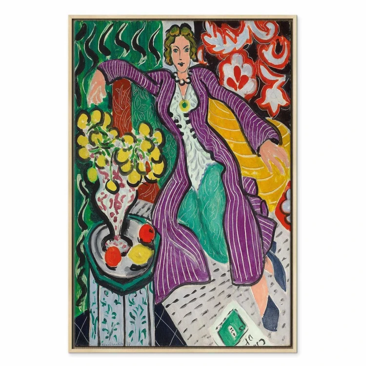 Obraz - Henri Matisse – Kobieta w fioletowym płaszczu