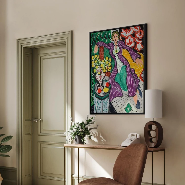 Obraz - Henri Matisse – Kobieta w fioletowym płaszczu