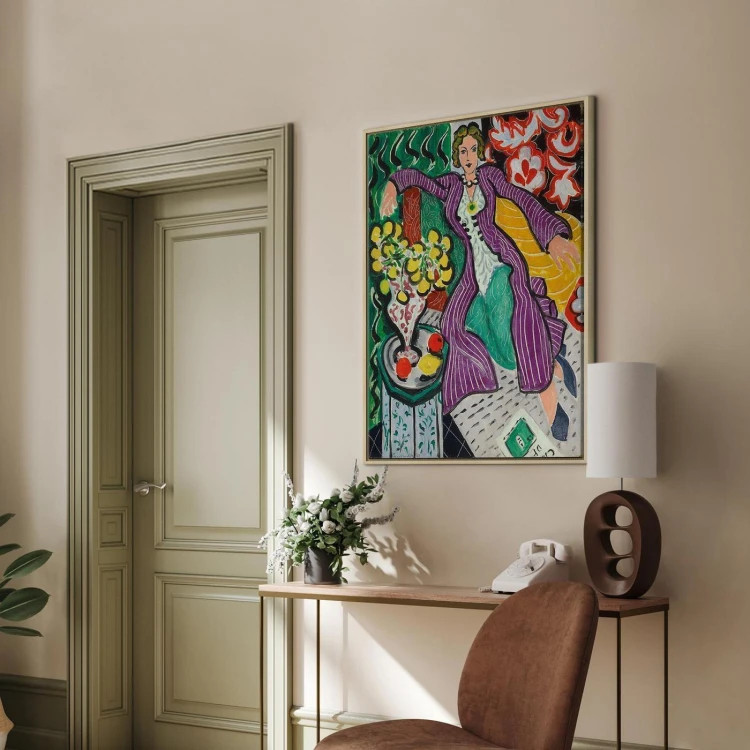 Obraz - Henri Matisse – Kobieta w fioletowym płaszczu