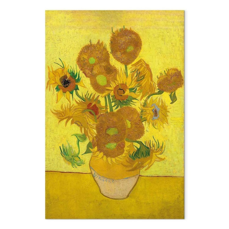 Obraz - Vincent van Gogh – Martwa natura: wazon z piętnastoma słonecznikami