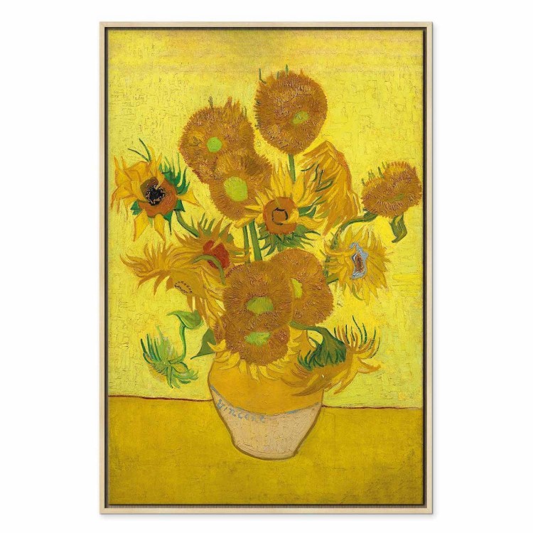 Obraz - Vincent van Gogh – Martwa natura: wazon z piętnastoma słonecznikami