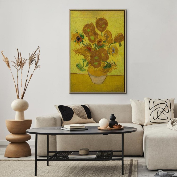 Obraz - Vincent van Gogh – Martwa natura: wazon z piętnastoma słonecznikami