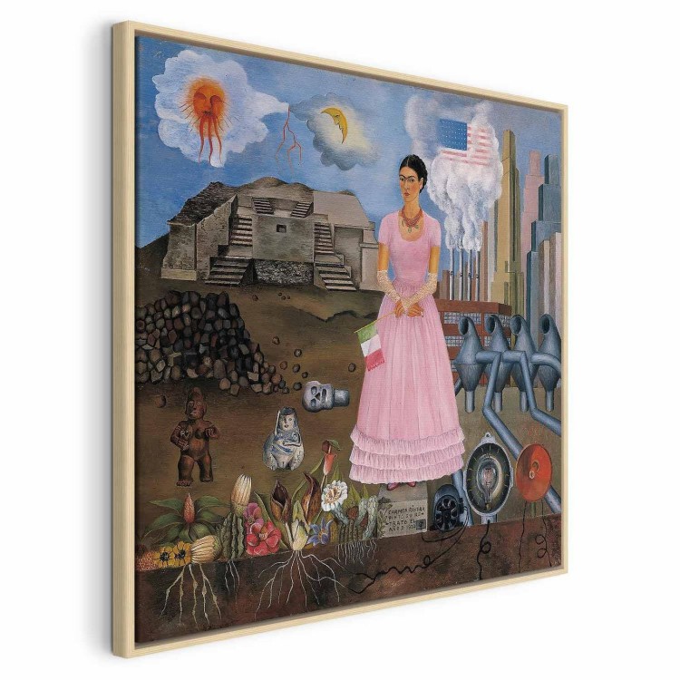Obraz - Frida Kahlo – Autoportret na granicy Meksyku i USA