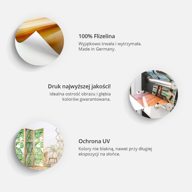 Parawan japoński - Czaple malowane tuszem