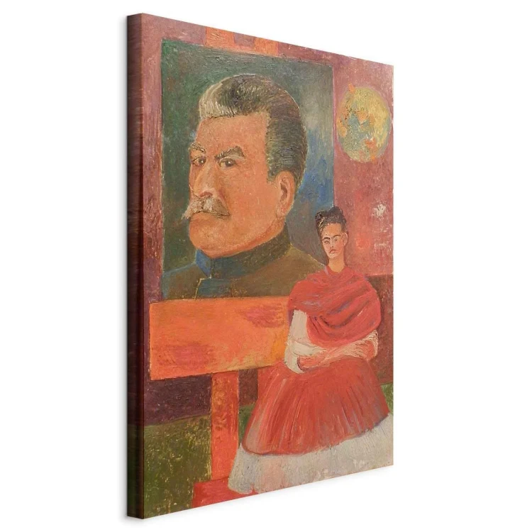 Obraz - Frida Kahlo – Autoportret ze Stalinem