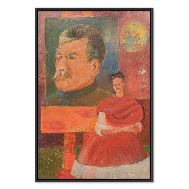 Obraz - Frida Kahlo – Autoportret ze Stalinem