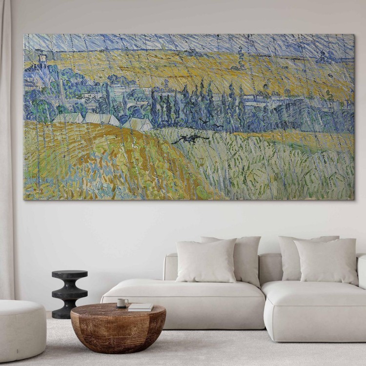 Obraz XXL - Vincent van Gogh – Auvers w deszczu