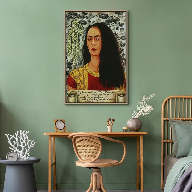Obraz - Frida Kahlo – Autoportret z rozpuszczonymi włosami