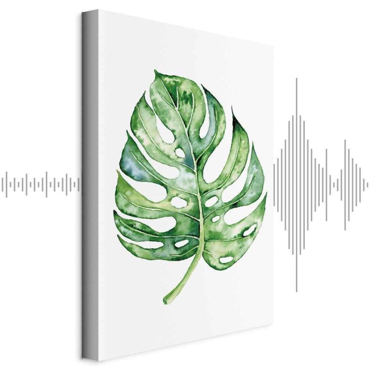 Obraz - Akwarelowa monstera (1-częściowy) pionowy