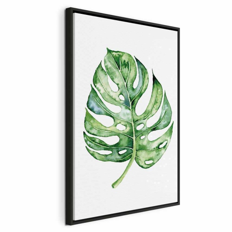 Obraz - Akwarelowa monstera (1-częściowy) pionowy
