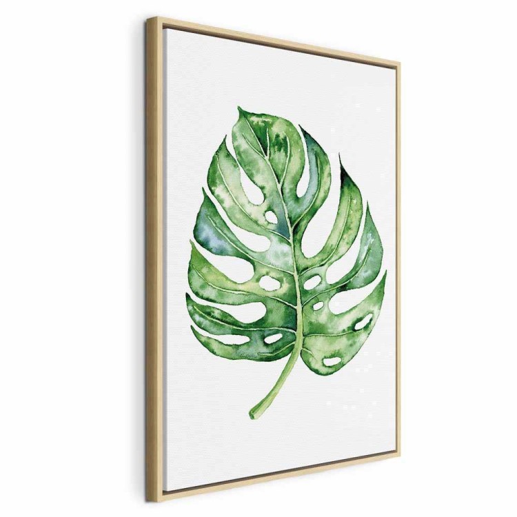 Obraz - Akwarelowa monstera (1-częściowy) pionowy