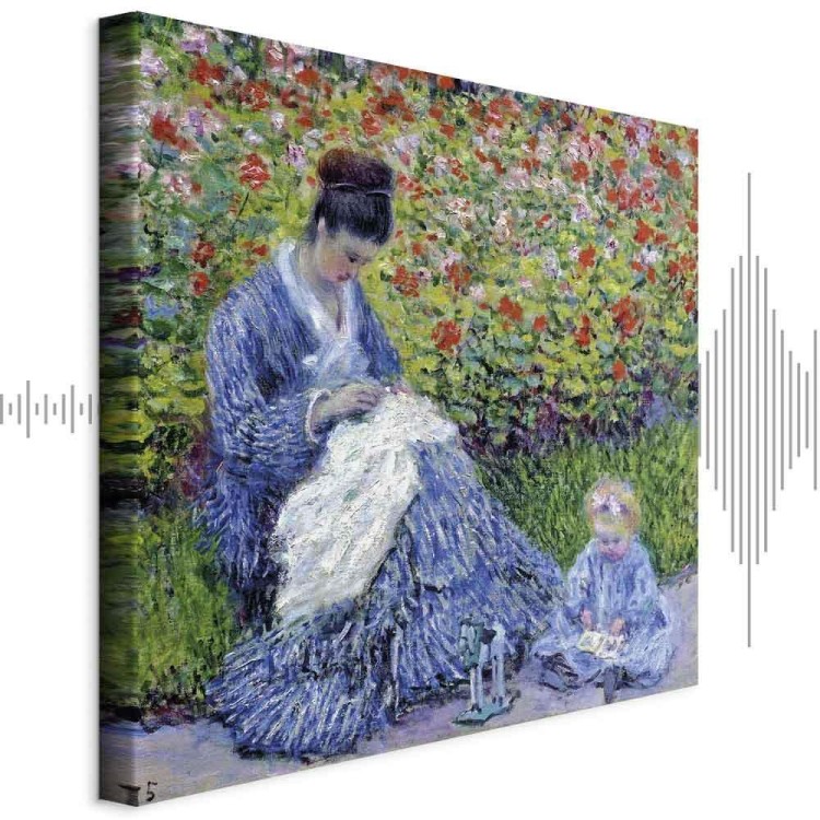 Obraz - Claude Monet – Pani Monet i dziecko