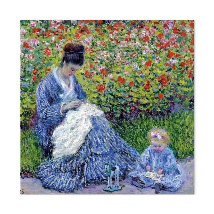 Obraz - Claude Monet – Pani Monet i dziecko