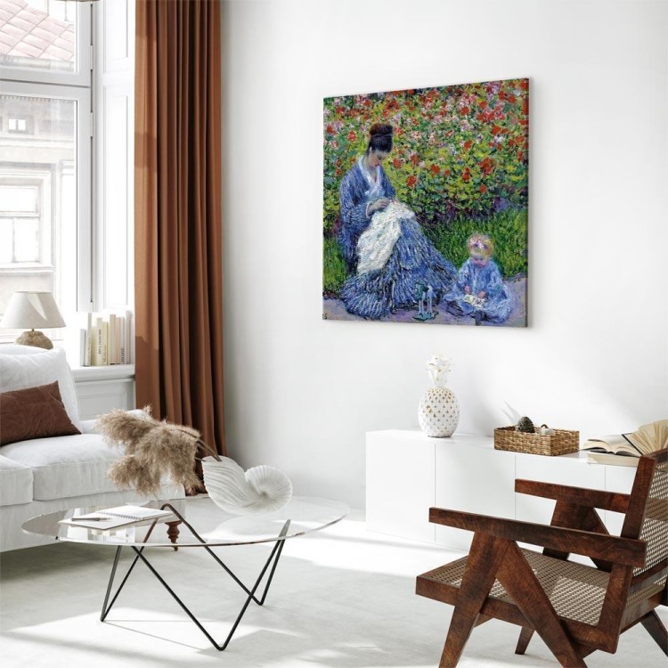 Obraz - Claude Monet – Pani Monet i dziecko