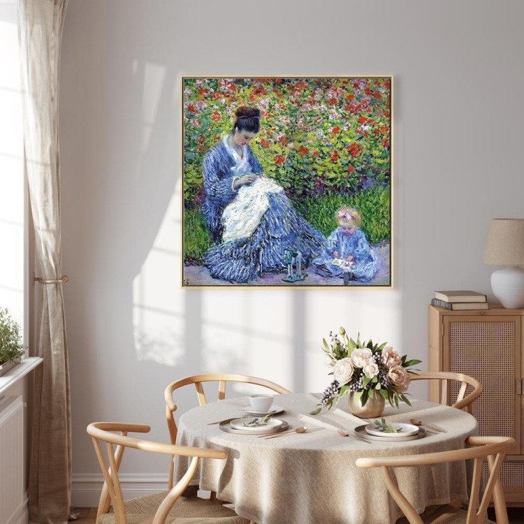 Obraz - Claude Monet – Pani Monet i dziecko