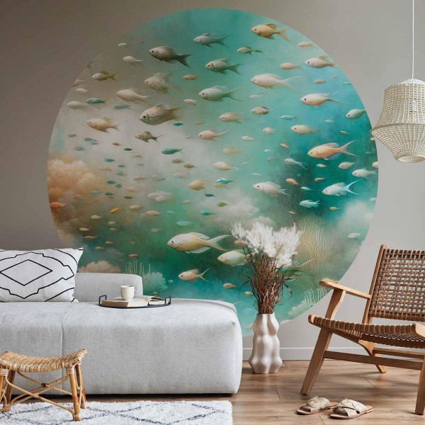 Fototapeta okrągła - Oceaniczne piękno