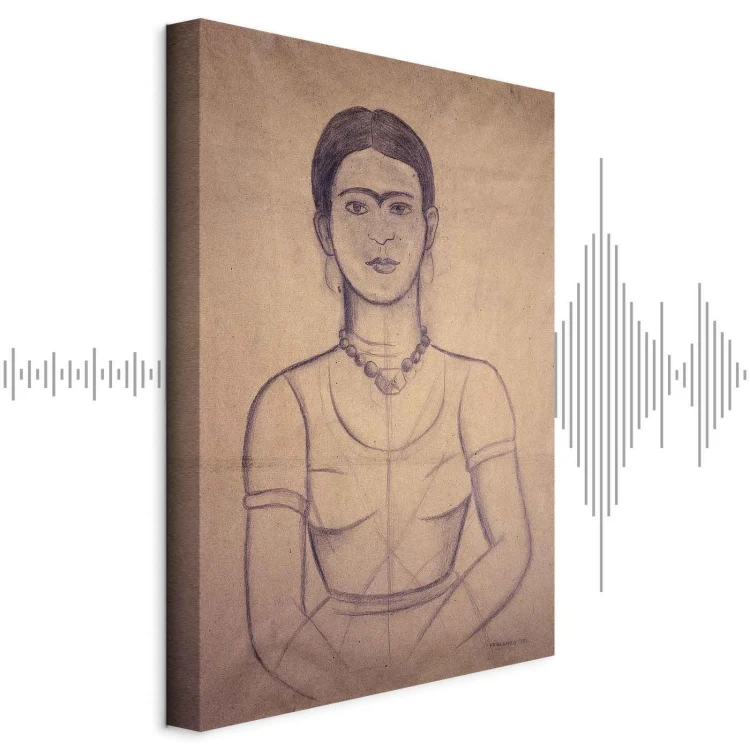 Obraz - Frida Kahlo – Autoportret, 1929 (rysunek)