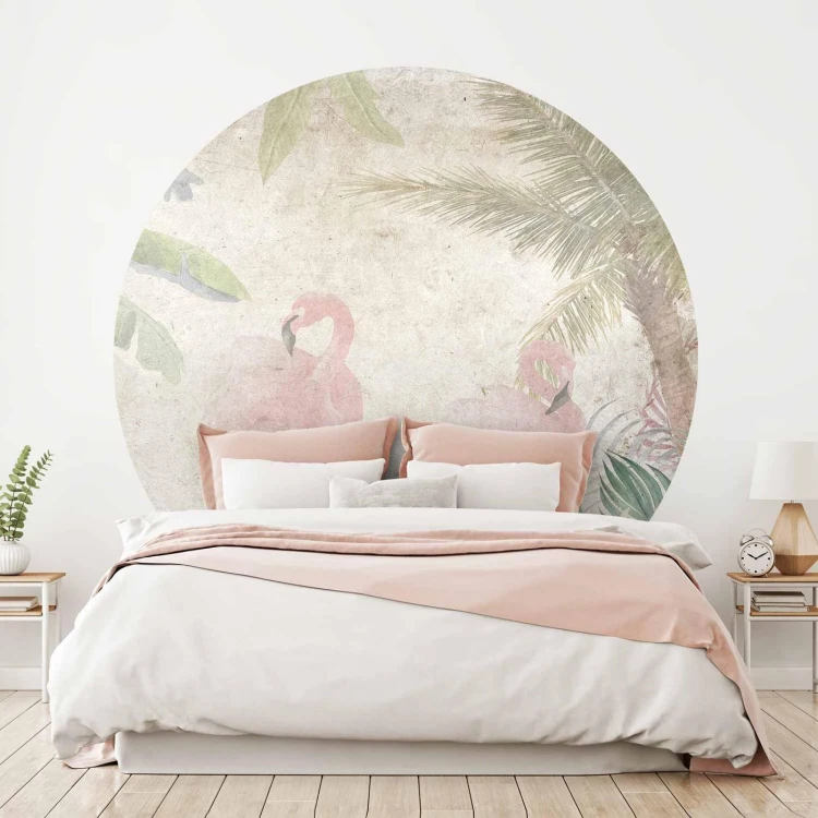 Fototapeta okrągła - Ptaki w dżungli