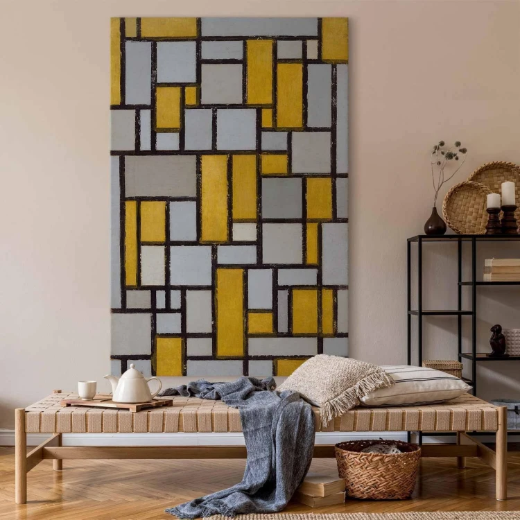 Obraz XXL - Piet Mondrian – Kompozycja z siatką 1