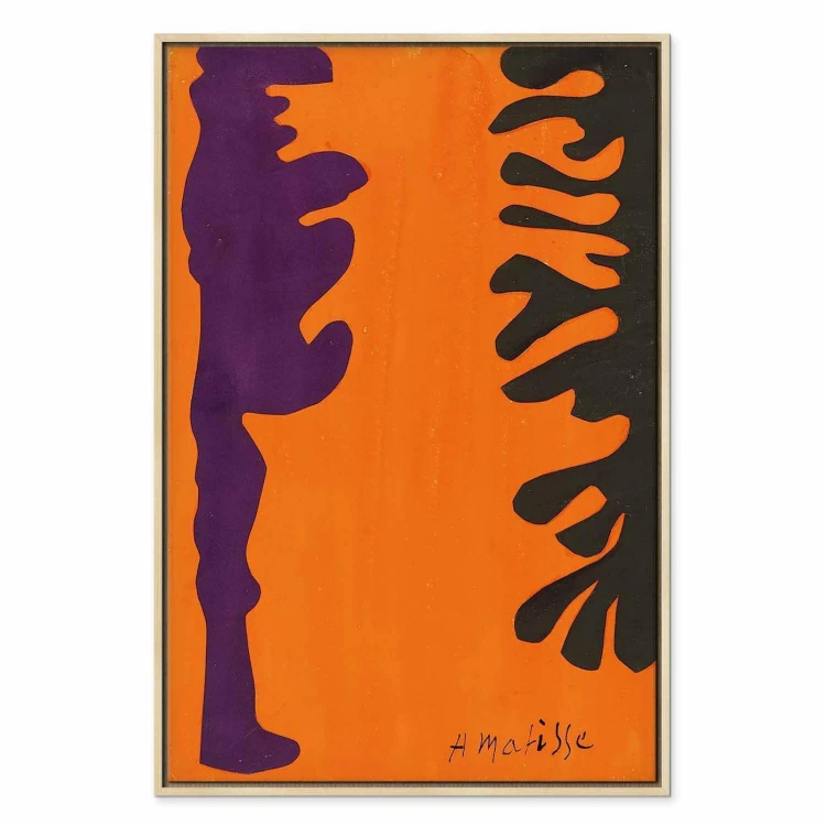 Obraz - Henri Matisse – Arabeski na pomarańczowym tle