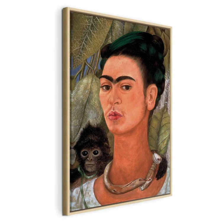 Obraz - Frida Kahlo – Autoportret z małpką