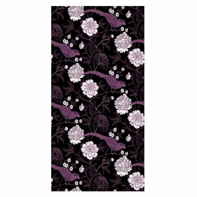 Tapeta - Piwonie i bażanty